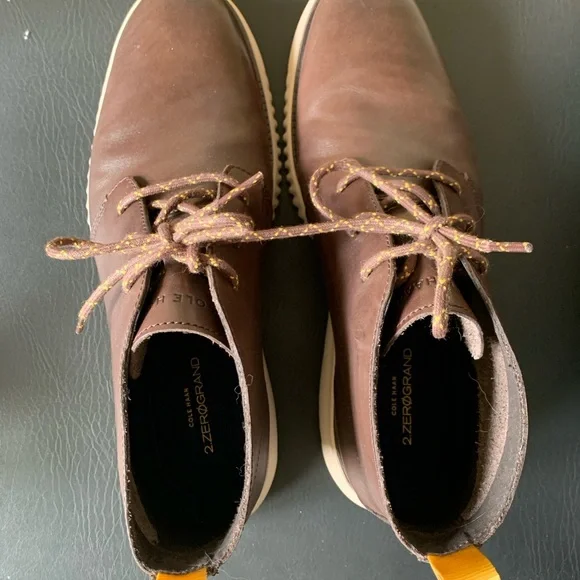 Cole Haan Brown Chukka Boots with Sleek Design - Picture 3 of 5